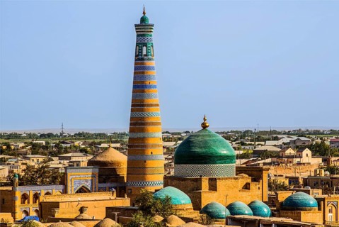Pahlavon-Maxmud Mausoleum, Khiva, Uzbekistan