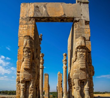 Gate of all countries with winged hybrids, Persepolis