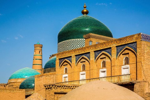 Pahlavon-Maxmud Mausoleum, Khiva, Uzbekistan