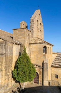Iglesia de San Esteban, Romanesque church, medieval village of Sos del Rey Católico, Cinco Villas