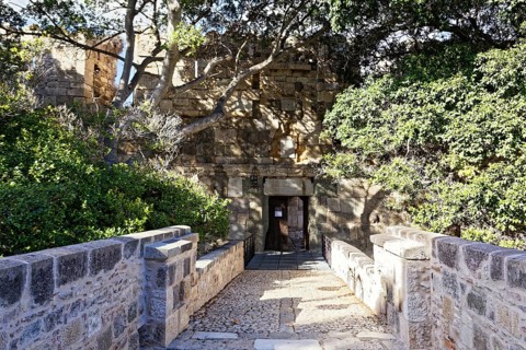 Access, bridge, entrance, Neratzia fortress, also Nerantzia, castle, first mentioned in 1395,