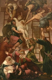 Biblical scene, Bible, Jesus Christ, Descent from the Cross, the ritual removal of the body of