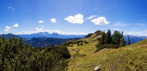 Hiking trail to Egelseehörndl, Postalm, Osterhorn Group, Salzkammergut, Province of Salzburg,
