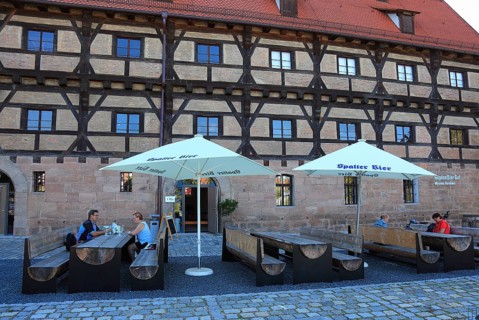 Kornhaus Museum, Hopfen Bier Gut, City of Spalt, Roth District, Middle Franconia, Germany