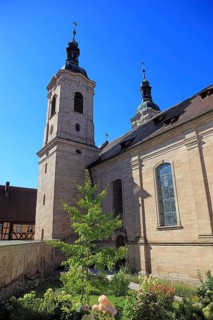 Former collegiate church of St. Nikolaus, city of Spalt, Roth district, Middle Franconia, Germany