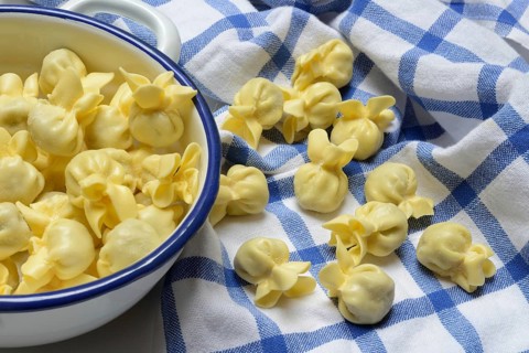 Saccottini, type of Italian pasta, pasta from Italy