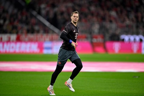 Warm-up training goalkeeper Manuel Neuer FC Bayern Munich FCB (01) Allianz Arena, Munich, Bayern,