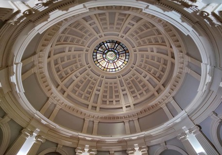 Kaiser-Wilhelms-Bad, bathhouse, interior view of entrance dome, Bad Homburg vor der Höhe, Hesse,