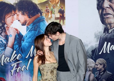 Charleen Weiss, with her boyfriend, film premiere Make Me Feel at the Zoo Palast Berlin, 29.10.2025