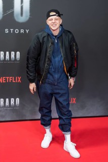 Leonard Kunz at the premiere of the Netflix film Babo in the Astor Film Lounge Berlin on 24.10.2025