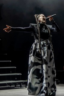 LaFee (real name: Christina Klein) live on Shadow & Light Tour 2025 at Berlin's Tempodrom on 26.10