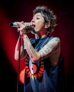 Singer Takahiro Moriuchi from One Ok Rock live on Detox European Tour 2025 in Berlin's