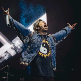 Singer Takahiro Moriuchi from One Ok Rock live on Detox European Tour 2025 in Berlin's