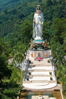 Guan Yin statue, Wat Bang Riang, Buddhist temple complex, Buddhist temple, Thap Put, Phang Nga