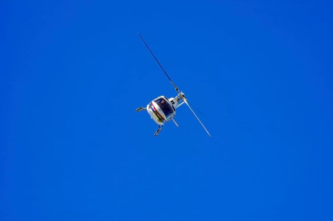An Aerospatiale AS-350 BA Ecureuil helicopter, registration D-HAAN, from Meravo Air Company during