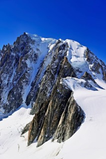 View of the Mont Blanc du Tacul mountain from the Télécabine Panorama Railway, Chamonix-Mont-Blanc,