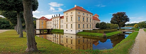 Rheinsberg Castle, countryside, Ostprignitz-Ruppin district, prime example of Friederician Rococo,