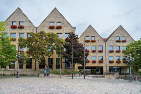 Kronach Town Hall, Obere Altstadt, Kronach, Upper Franconia, Franconia, Bavaria, Germany