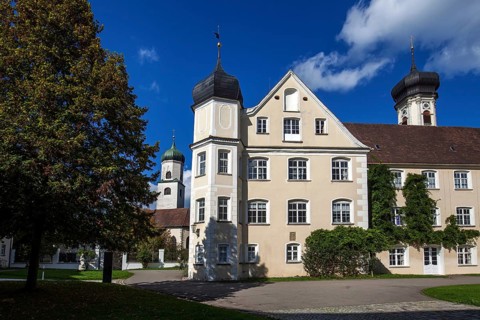 Castle in Isny, Allgäu, Baden-Württemberg, Germany