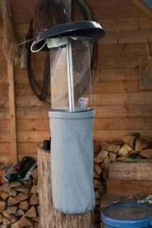 Live light trap for insects and bats, Brandenburg, Germany