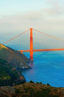 View of Golden Gate Bridge, San Francisco, California, USA