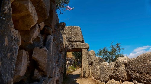Steintor, archaeological site, UNESCO World Heritage Site, Mycenae, Mycenai, Mycenae, important