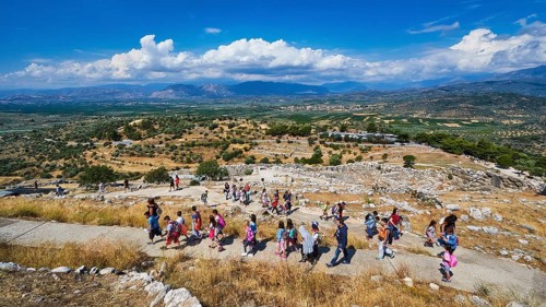 SchülArchaeological Site, UNESCO World Heritage Site, Mycenae, Mycenae, important city in the