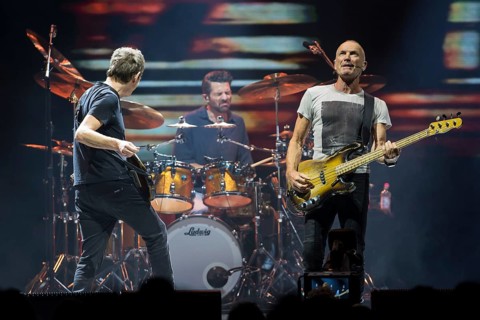 Dominic Miller (guitarist), Chris Maas (drummer), Sting (guitarist, real name: Gordon Matthew