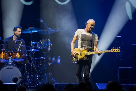 Chris Maas (drummer), Sting (guitarist, real name: Gordon Matthew Thomas Sumner, CBE) live on Sting