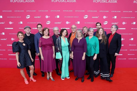 The music group Lautten Compagney Berlin and Asya Fateyeva, Opus Klassik 2025, award ceremony at