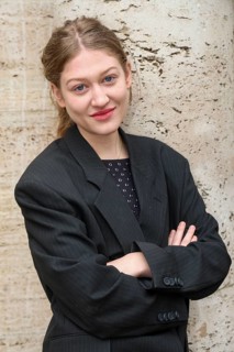 Johanna Marie Bourgeois at the annual press conference for the 2025/2026 season at the Theater am