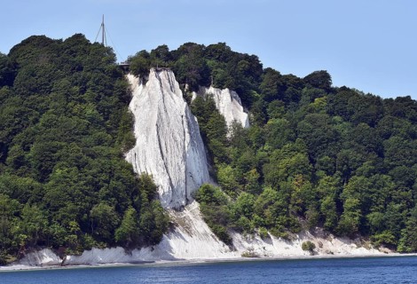 Königsstuhl chalk cliffs on Rügen, Mecklenburg-Western Pomerania, Germany
