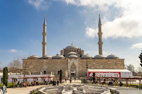 The Fatih Mosque in Fatih, Istanbul, Turkey