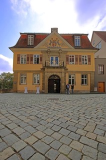 Old assembly hall built in 1546 with decorations and murals, building, Tübingen, Neckar Valley,