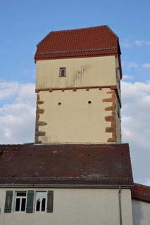 Kalkweiler Tor built 14th century, town tower, town gate, Rottenburg am Neckar, Neckar valley,