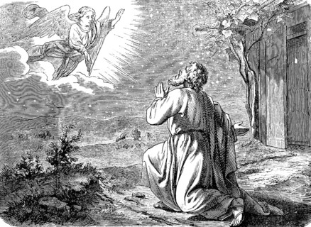 First Book of Genesis, Chapter 15, Genesis, God speaks to Abraham to count the stars in the sky,