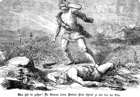 First Book of Genesis, Chapter 4, Genesis, Cain the husbandman strikes his brother Abel the