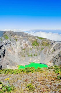 Irazu volcano, Irazu Volcano National Park, Cartago Province, Costa Rica