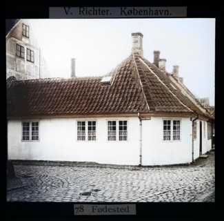 Fødested or birthplace of Hans Christian AndersenH.C, Odense, Denmark by V Richter c 1900