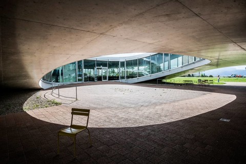 Rolex Learning Centre, SANAA architects, École polytechnique fédérale de Lausanne, EPFL, Lausanne,
