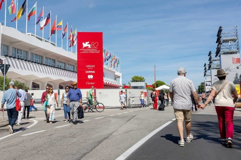 Venice, Italy - 3 September 2025: Palazzo del Cinema during the 82nd Venice International Film