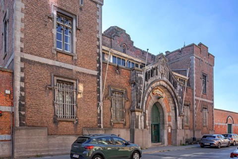 Dendermonde Prison, 19th century detention center and penitentiary in neo-Tudor style in the city