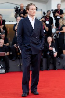 Venice, Italy - 2 September 2025: Guest during the red carpet of - A house of Dynamite - during the