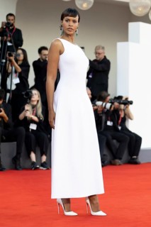 Venice, Italy - 2 September 2025: Sabrina Dhowre Elba during the red carpet of - A house of