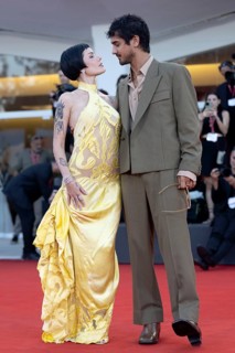 Venice, Italy - 1 September 2025: Halsey and Avan Jogia during the red carpet of - The Smashing