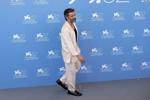 Venice, Italy - 3 September 2025: Oscar Isaac during the Photo Call of - In the Hand of Dante -