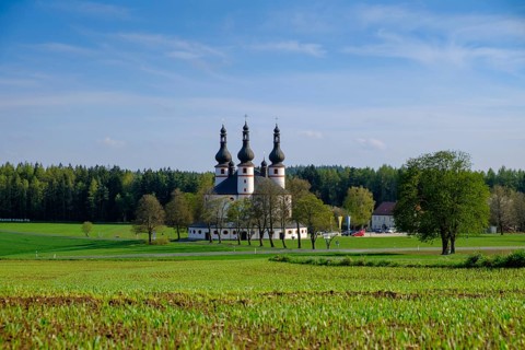 Pilgrimage church, Dreifaltigkeitskirche Kappl, near Waldsassen, Upper Palatinate, Bavaria, Germany