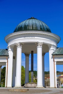 Rudolf Spring Pavilion, spring, fountain, lobby, spa centre, Caroline Fountain, colonnade,