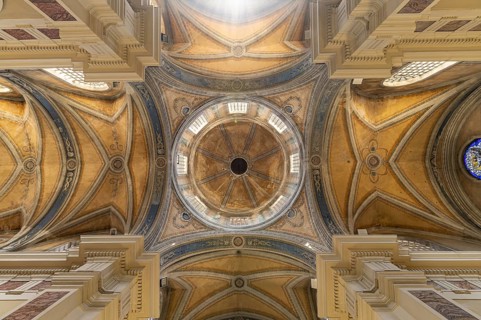 Dome of the church Chiesa Parrocchiale della Trasfigurazione di Nostro Signore Gesú Cristo in