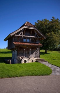 Stadelhaus, barn, former servants' house, Ettiswil, Canton Lucerne, Switzerland